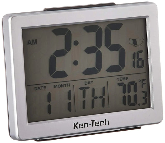Sonnet Ken-Tech T-4652 Atomic Radio Controlled LCD Alarm Clock