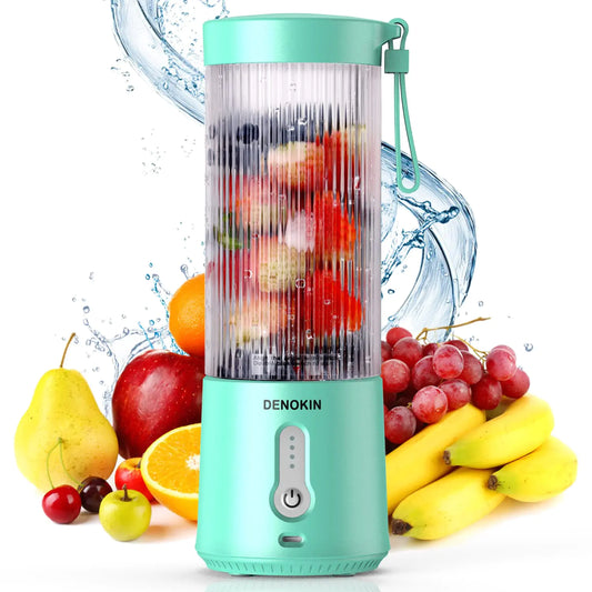 Portable Blender Personal Size Blender for Smoothies and Shakes - USB Rechargeable