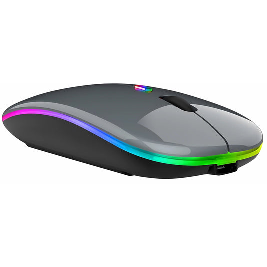 Wireless RGB Mouse Ð Silent Rechargeable Bluetooth Mouse with LED Backlight for PC & Laptop
