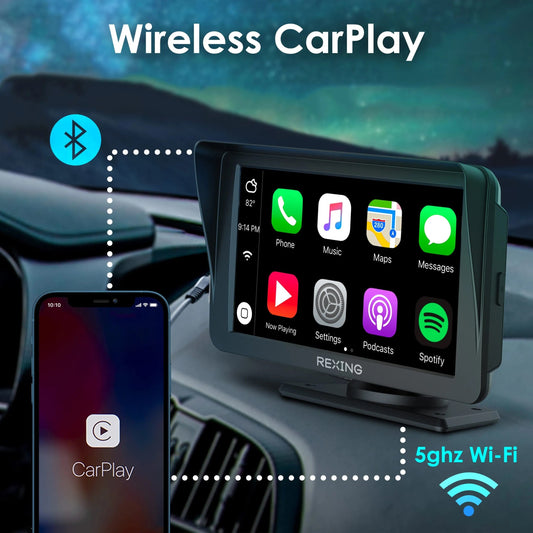 REXING W1 CarPlay/Android Auto With Backup Camera