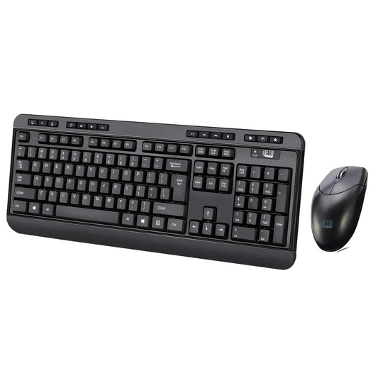 Adesso WKB-1320CB EasyTouch - Wireless Desktop Keyboard and Mouse Combo Black