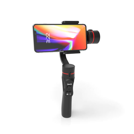 Tzumi SteadyGo Smartphone - Motorized Rechargeable 3-Axis Handheld Gimbal