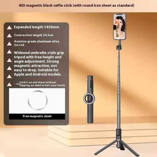 Magnetic Selfie Stick Tripod with MagSafe & Remote