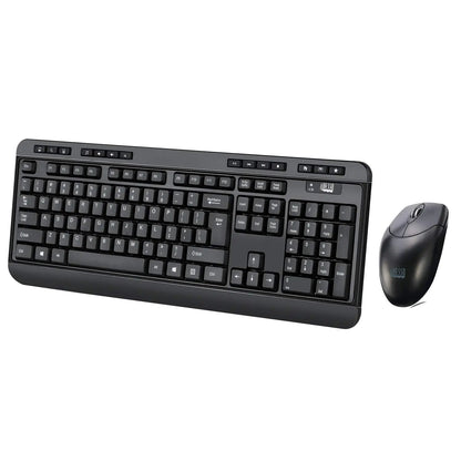 Adesso WKB-1320CB EasyTouch - Wireless Desktop Keyboard and Mouse Combo Black