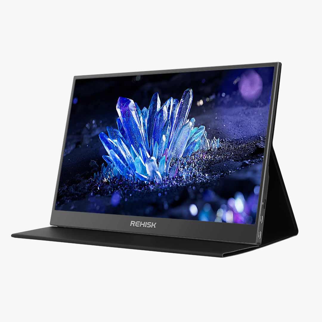 ReHisk RE-15.6FC - 15.6'' FHD 1080P Portable Monitor With Full Cover