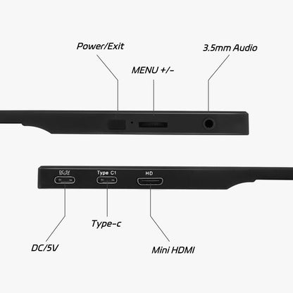 ReHisk RE-15.6TT - Touch Screen Portable Monitor FHD 1080P