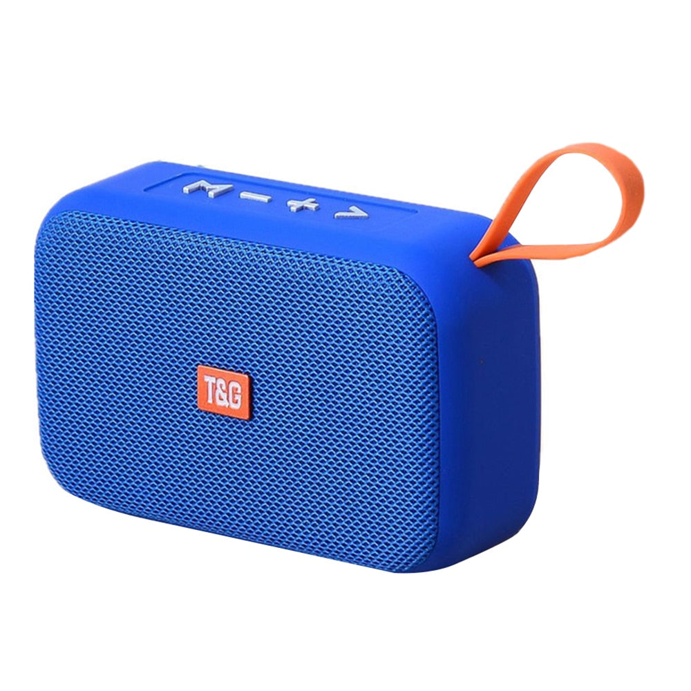 T&G Portable Bluetooth Speaker Wireless Soundbar Outdoor HIFI Subwoofer Support TF Card FM Radio Aux