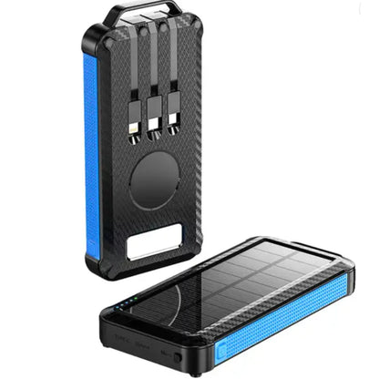 IP65 Waterproof & Rugged Portable Solar Power Bank Charger