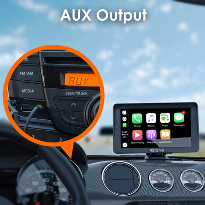 REXING W1 CarPlay/Android Auto With Backup Camera