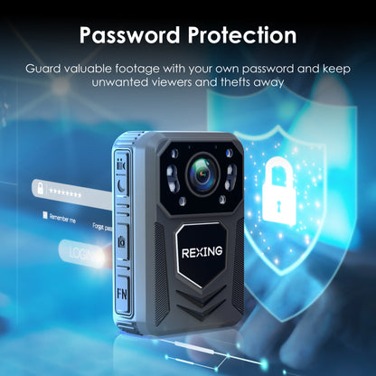 Rexing P3 Mini FHD Body Camera - For Sport, Activities and Professional Services