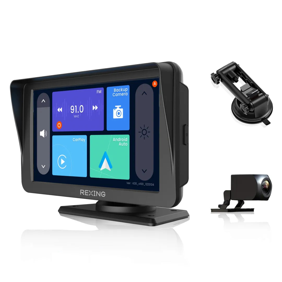 REXING W1 CarPlay/Android Auto With Backup Camera