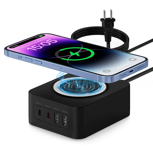 USB C Charging Station 60W Charger Hub Multiport Type C
