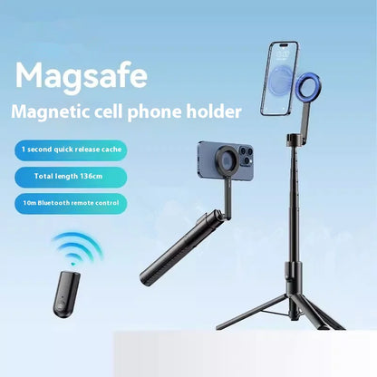 Magnetic Selfie Stick Tripod with MagSafe & Remote