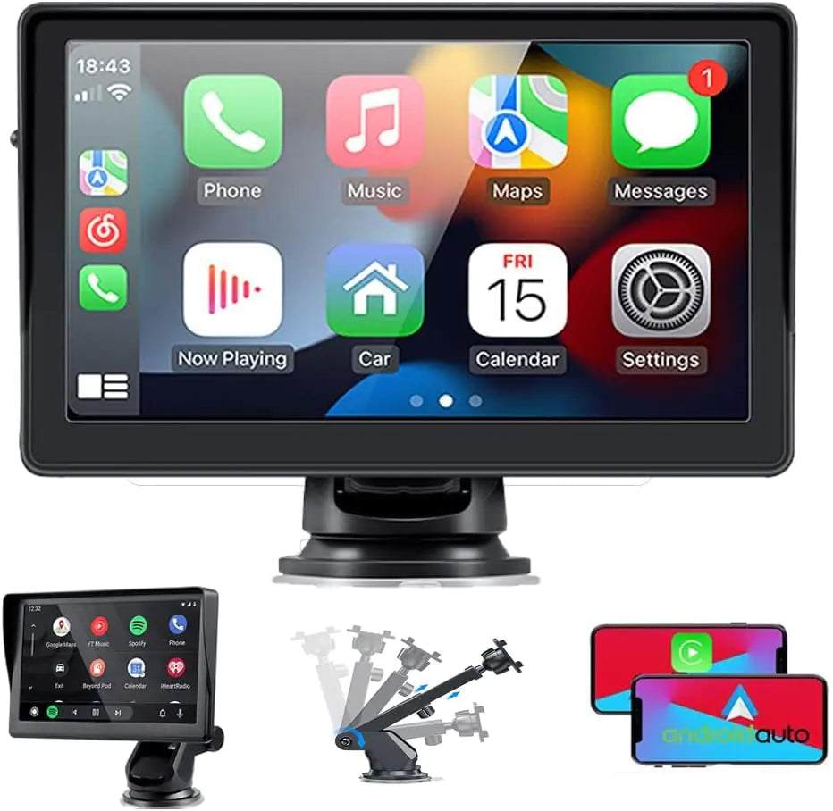 Portable Apple Carplay Screen and Android Auto
